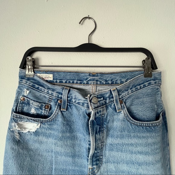 Levis 501 Straight Leg Jean in Luxor Street - Picture 4 of 8